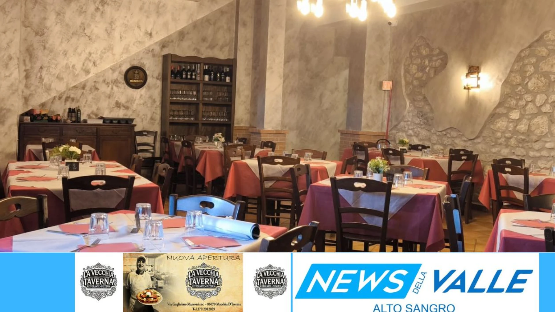La Vecchia Taverna attende tutti i clienti a Macchia d’Isernia. GUARDA LO SPOT UFFICIALE